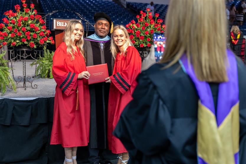 Students celebrate graduating